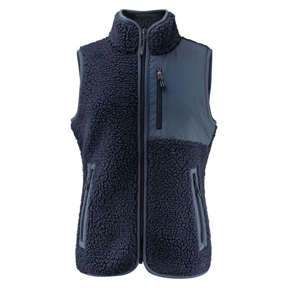 James Harvest Womens/Ladies Kingsley Sherpa Fleece Vest / Navy